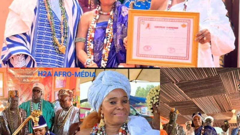 Bénin et les cultes Endogènes : Une digne fille du Couffo admise au HCRB et prend une nouvelle appellation royale
