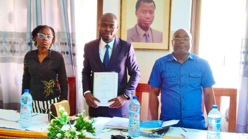 La fiscalité au Bénin : Un fils du Couffo a soutenu son Master ce jeudi avec mention Très Bien.