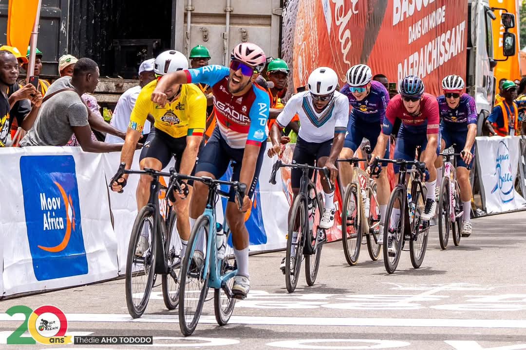20è Tour International du Bénin : la 2ème étape sourit à Sabbahi El Houcaine du Maroc