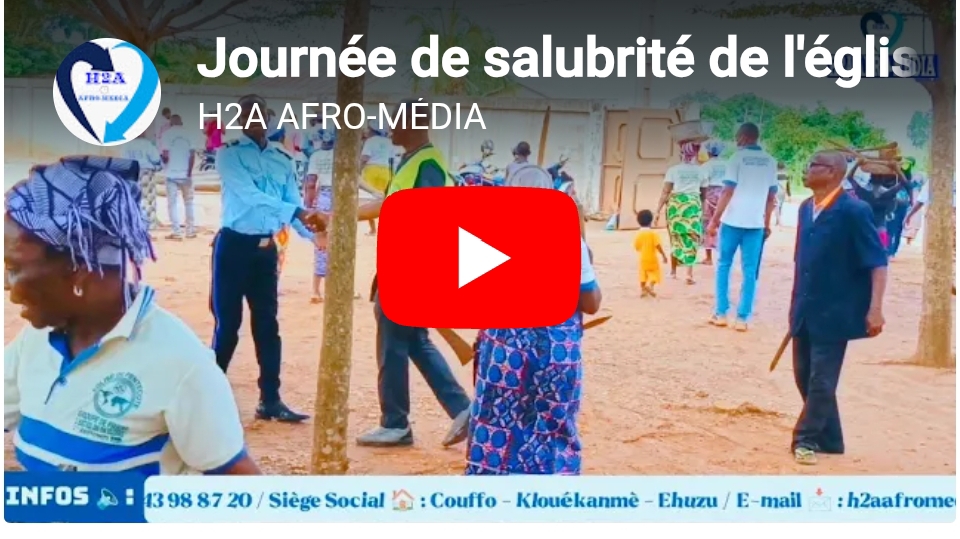 Journée de salubrité de l&rsquo;église de Pentecôte de Klouékanmè : Le commissariat de Klouékanmè nettoyé