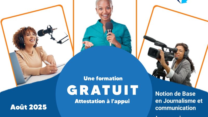 JCM Formation 2025 : Les inscriptions déjà ouvertes aux participants, aux sponsors et partenaires de cette formation gratuite en journalisme et communication