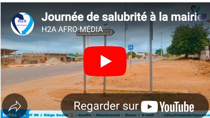 Journée de salubrité à la mairie d&rsquo;Aplahoué : Le joli geste du CJDD Bénin applaudi dans le Couffo