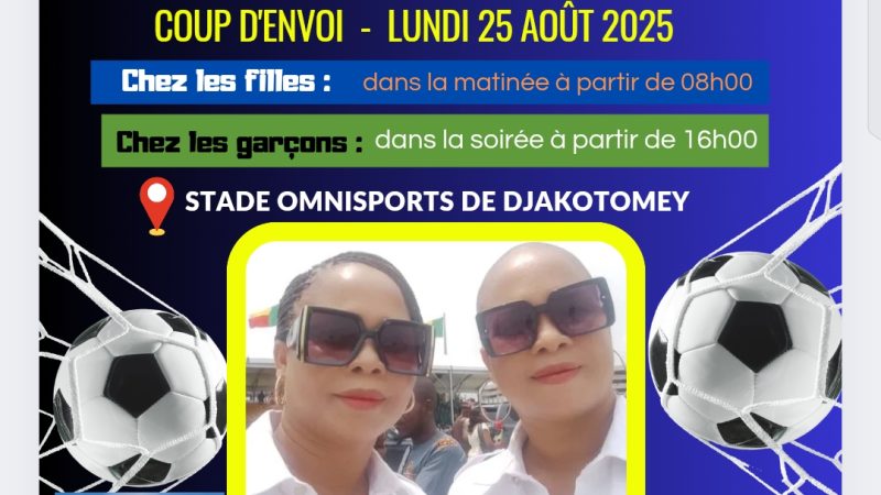 Lancement de la 3ème édition du Tournoi de Football “LES JUMELLES AGBO” avec innovations dans la Commune de Djakotomey