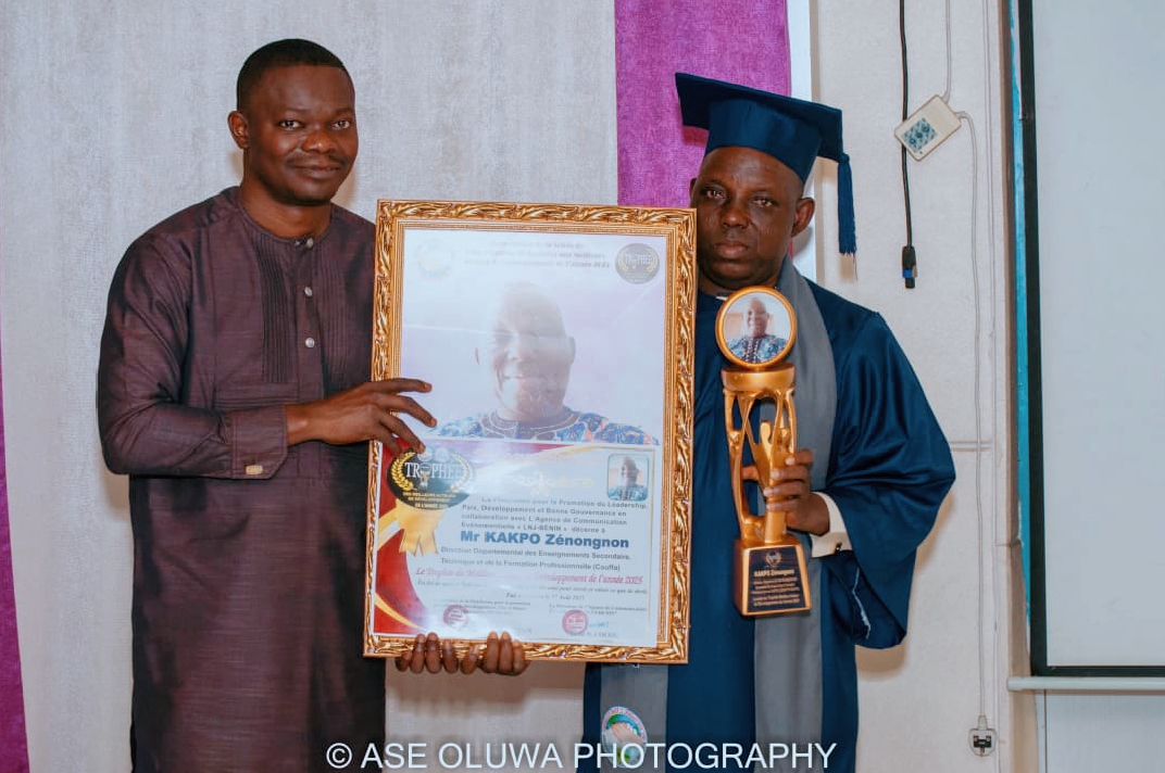 7ᵉ Édition de la Soirée de Gala et Remise de Trophées : Kakpo Zénongnon distingué