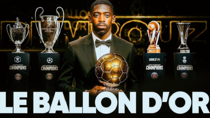 Ousmane Dembélé sacré Ballon d’Or 2025 : le classement du top 30