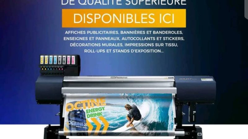 L&rsquo;imprimerie Shalom,&nbsp; Design communication : la qualité d’impression grand format enfin disponible à Klouékanmè