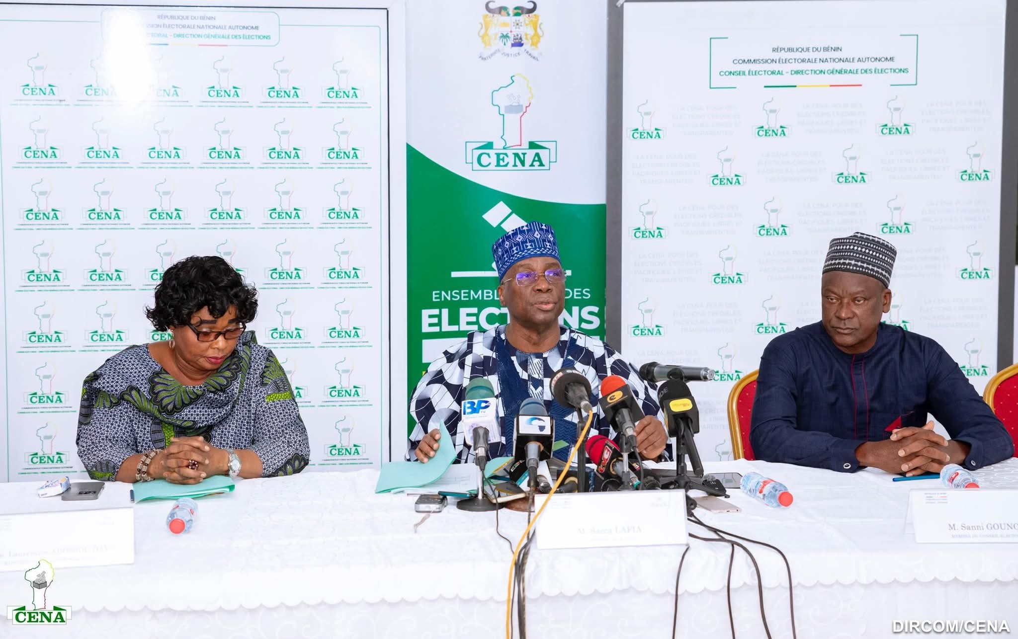 Élections législatives 2026 au Bénin et les résultats de la CENA : l’UPR en tête, le BR suit, seuls deux partis se partagent les sièges