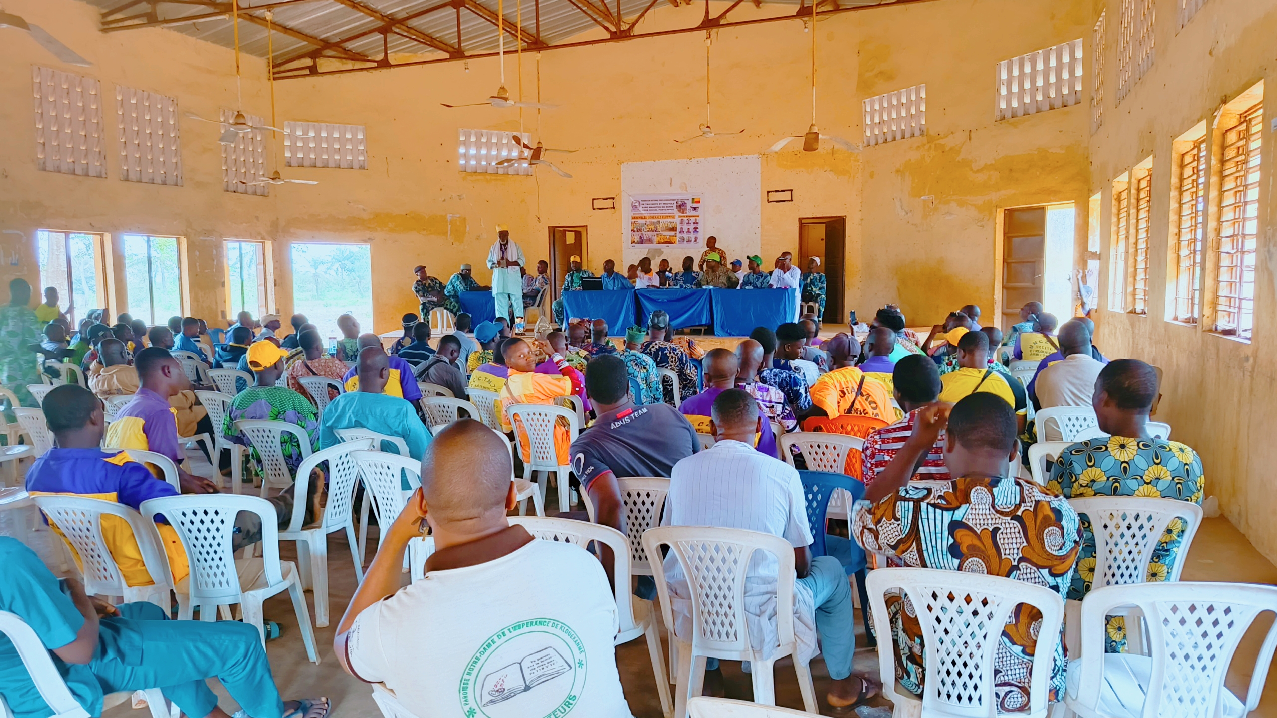 Assemblée Générale Élective de la Fédération Nationale des Conducteurs de Taxi Moto et Tricycle du Bénin « Djlo Mahuton » : Un nouveau président élu à Kloukanmè à la tête de la fédération