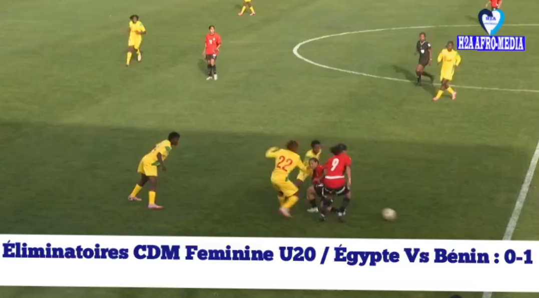 Éliminatoires Coupe du Monde Féminine U20 : Vidéo du but de 1-0 du Bénin face à l&rsquo;Égypte