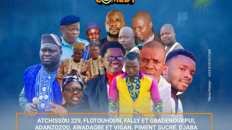 ADJA COMEDY : Azovè accueille la première grande scène de l’humour Adja le 21 mars prochain