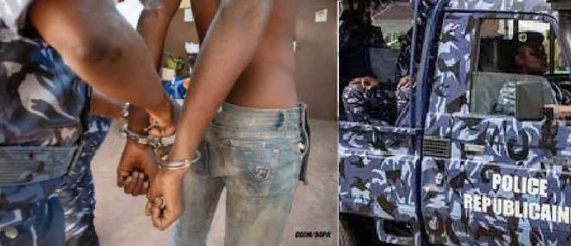 Commune de Klouékanmè : vaste opération policière dans un présumé ghetto à Djidjoli, plusieurs personnes interpellées