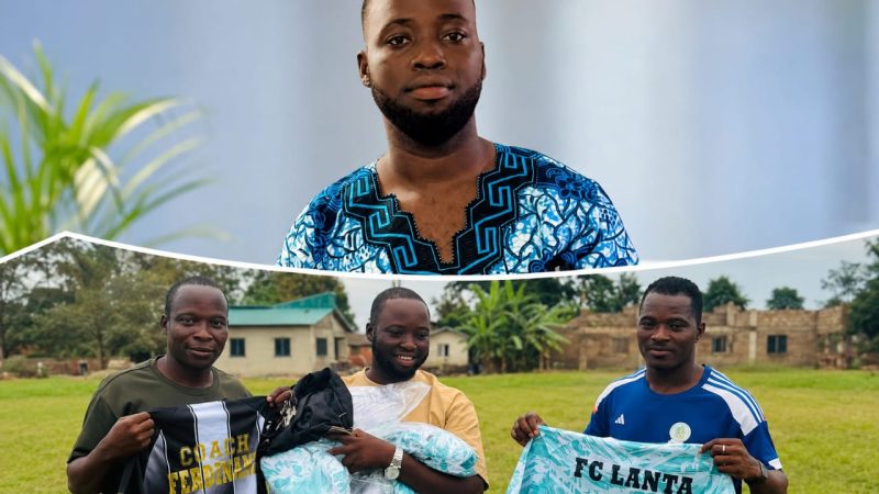 Promotion du sport et œuvre utile à Lanta : la belle surprise de Alphonse SOWOUGAN à l’équipe de football de l&rsquo;arrondissement de Lanta