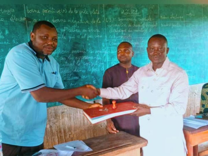 Passation de charge au CEG Gohomey : Georges ABALLO, prend les commandes