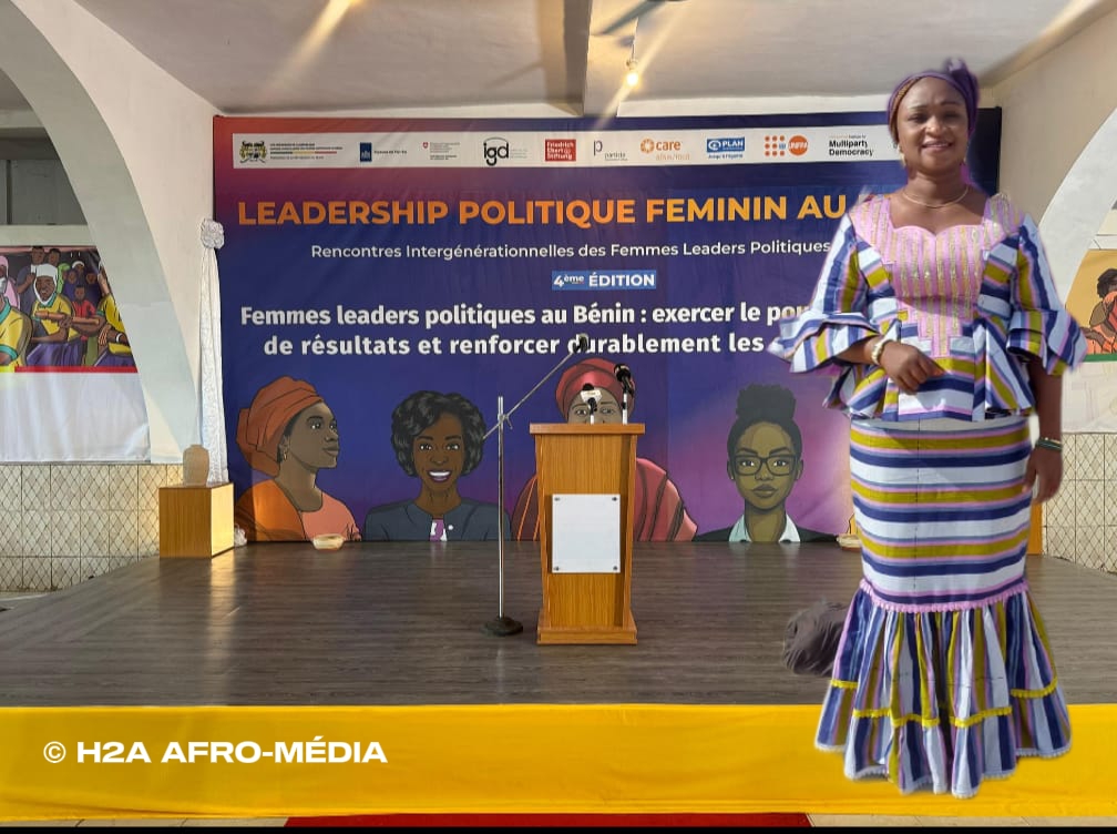 Leadership féminin : Sylvie KLOUVI, une voix de Klouékanmè à la 4ᵉ Rencontre intergénérationnelle des femmes leaders politiques de Nikki